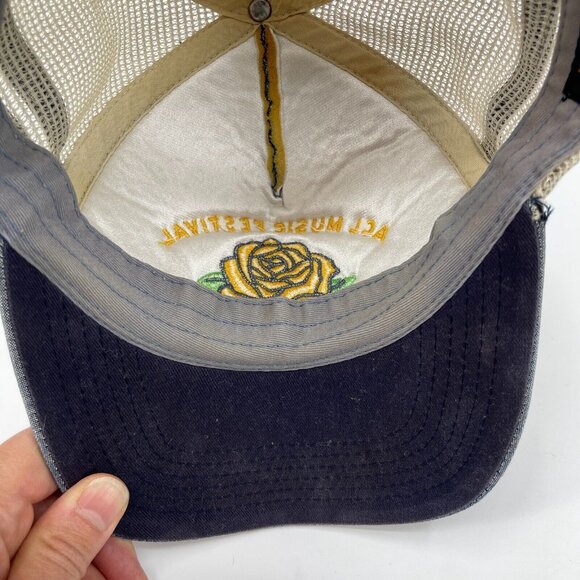 Howler Bros ACL Austin City Limits Festival Rose Embroidered Mesh Trucker Hat - Picture 14 of 14